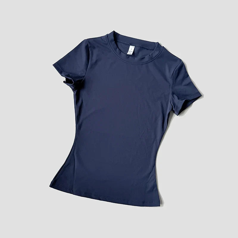 Seamless Women's Yoga T-Shirt